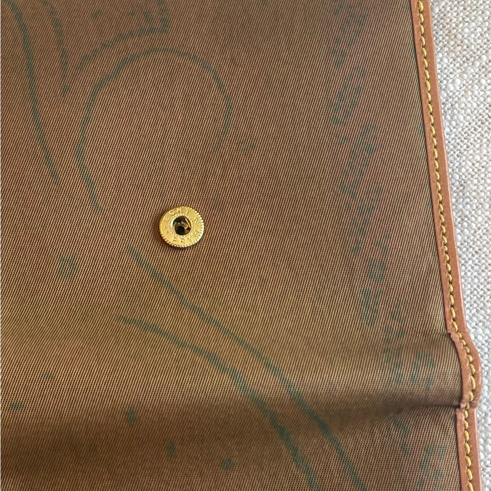 EUC VINTAGE ETRO SIGNATURE PAISLEY PRINT CANVAS TRIFOLD, LEATHER TRIM & INTERIOR - Picture 7 of 16